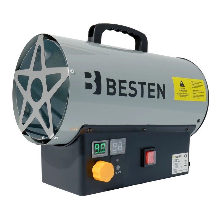 Nagrzewnica gazowa BESTEN BE0002528 25KW z termostatem 