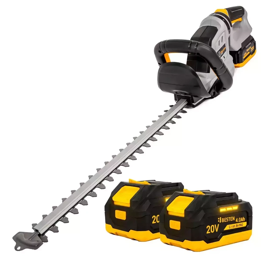 Nożyce do żywopłotu akumulatorowe 20V BESTEN BE0002912 50 cm 2x 4.0Ah